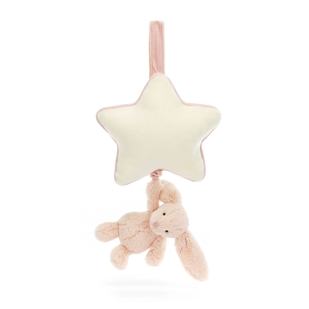 Jellycat Bashful Bunny Musical Pull Blush
