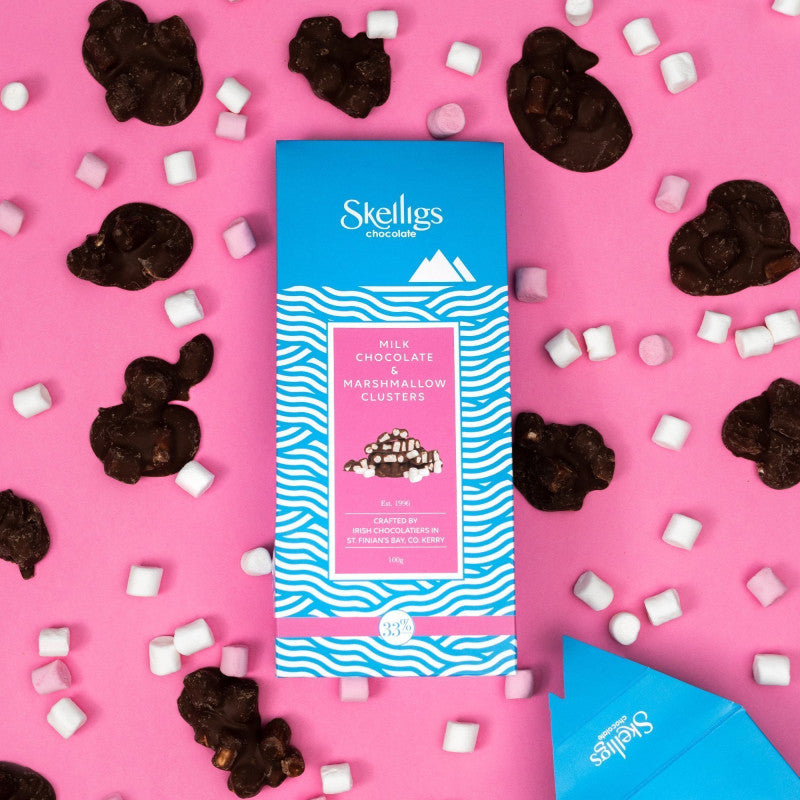 Skelligs Chocolates Milk Chocolate and Marshmallow Clusters