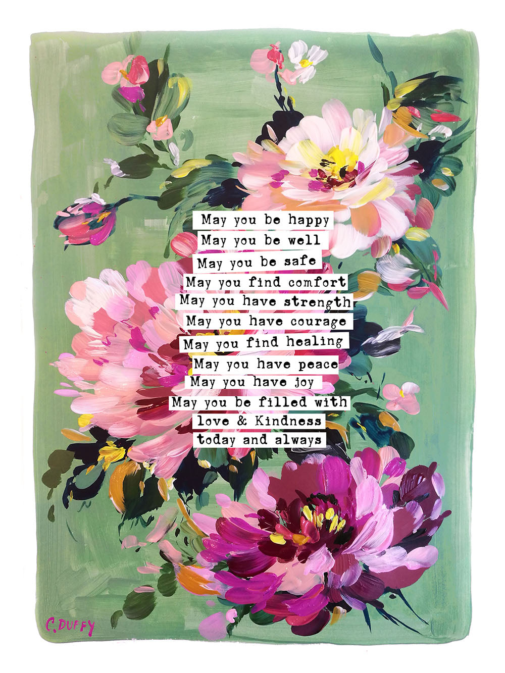 Caroline Duffy Designs May You Be Happy Print