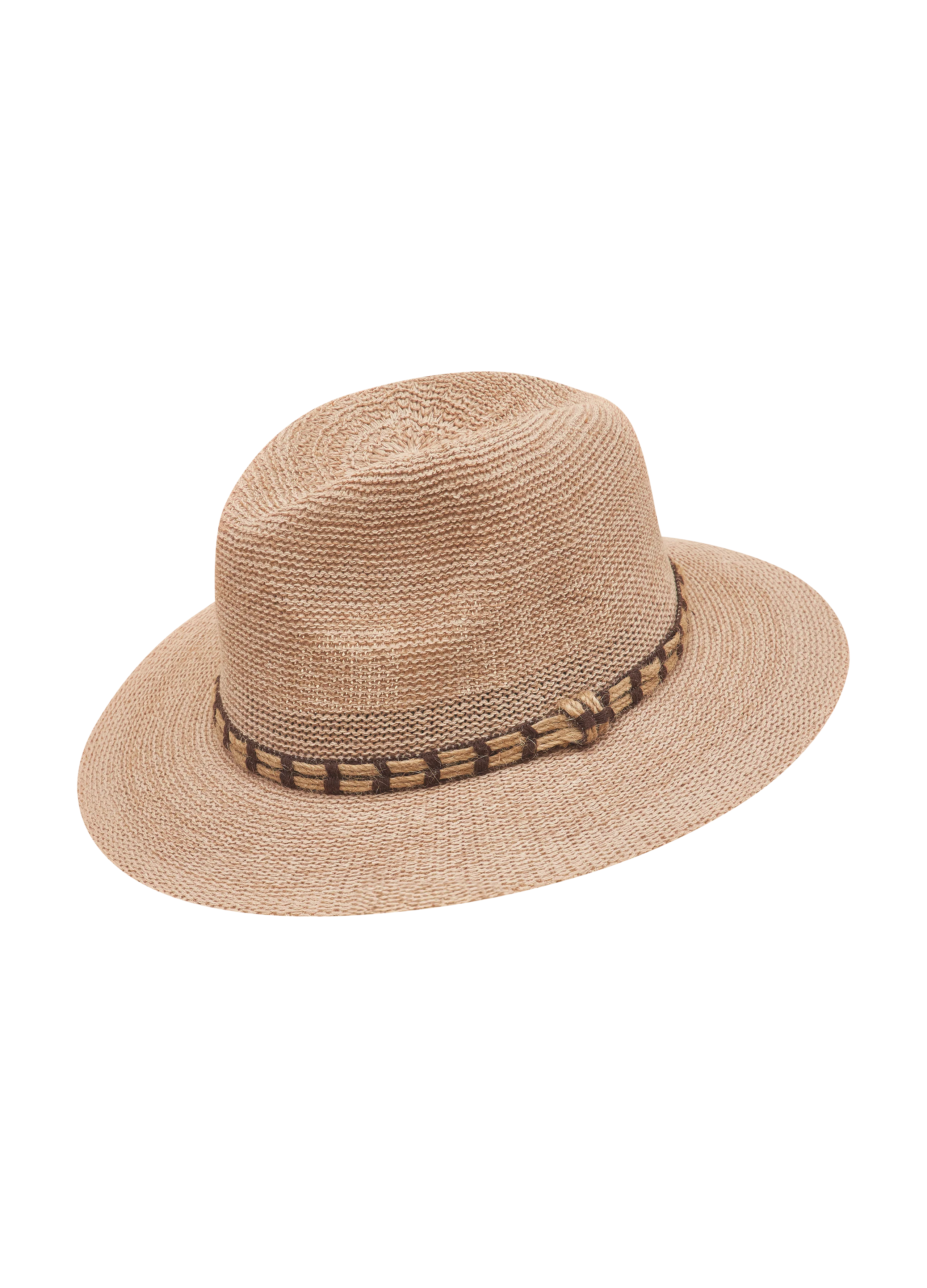 Powder Natalie Hat - Natural with Rope Band
