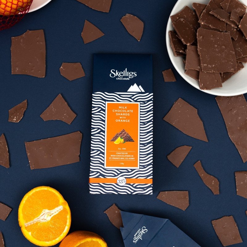 Skelligs | Milk Chocolate & Orange Shards