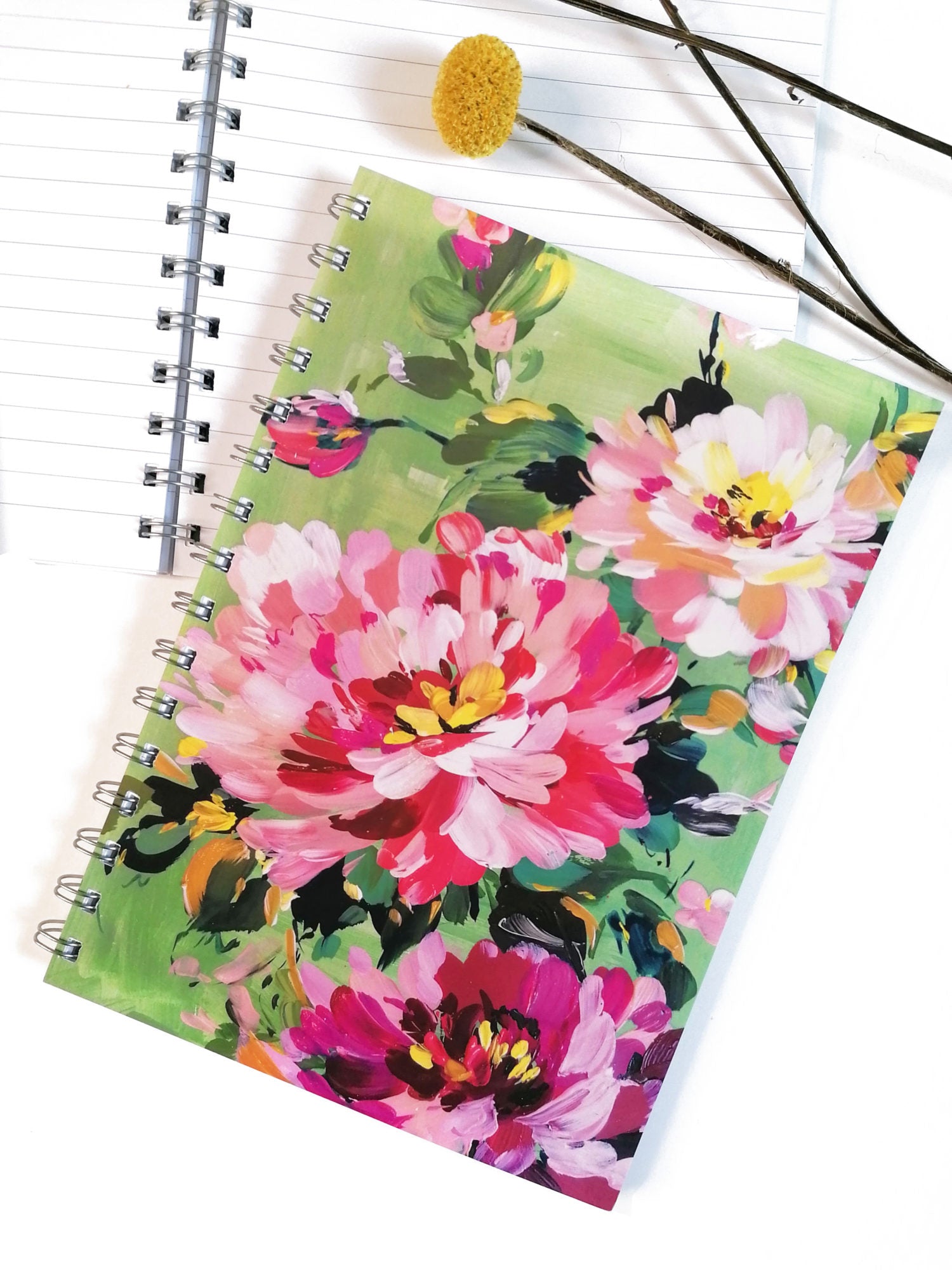 Caroline Duffy Designs Peony Notebook