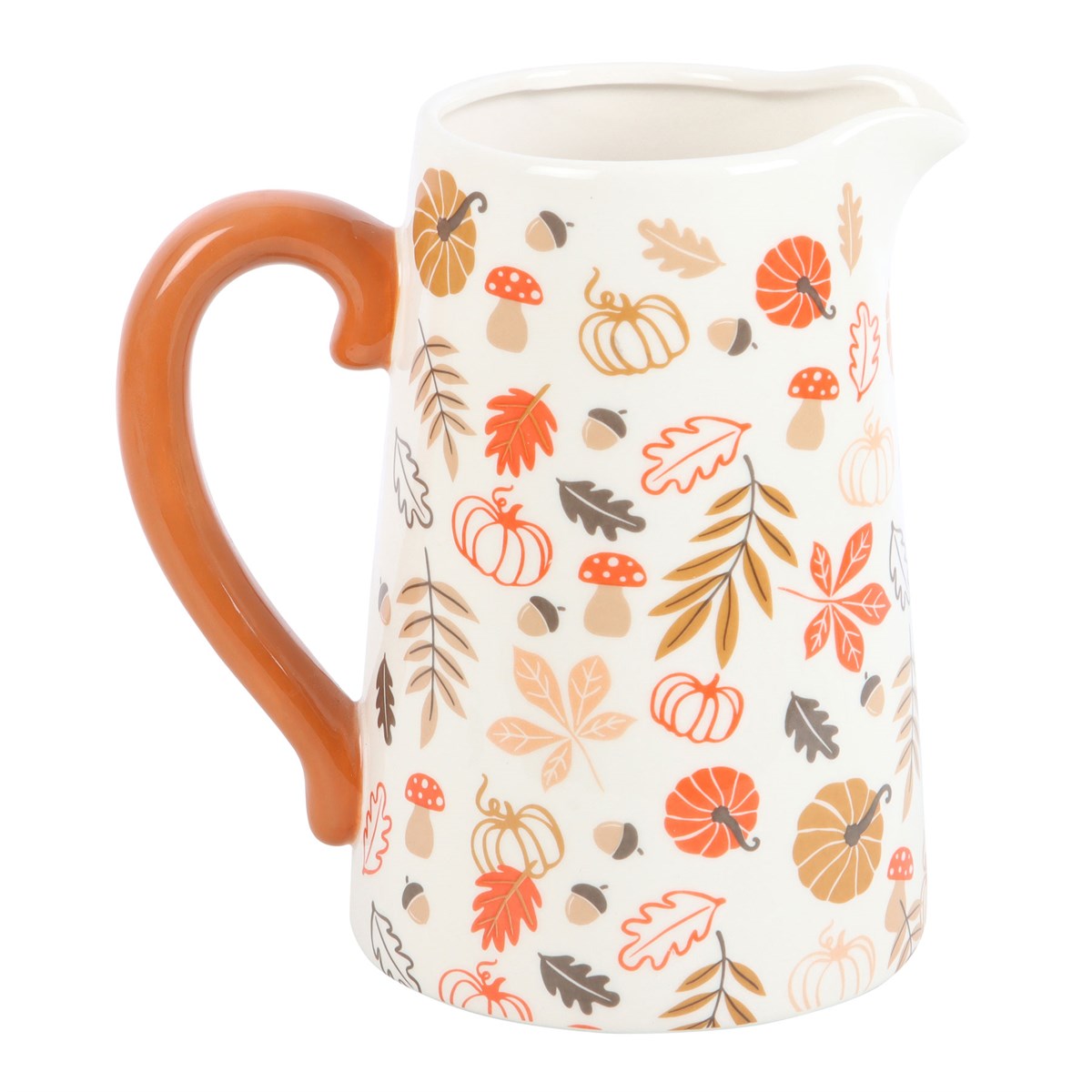 Autumn & Pumpkin Flower Jug