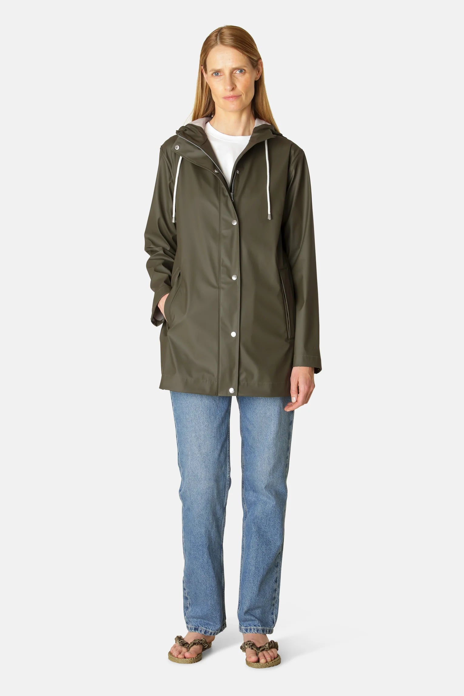 Ilse Jacobsen Rain Jacket - Rain228 , Army