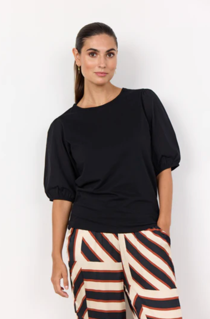 Soya Concept Derby Blouse , Black