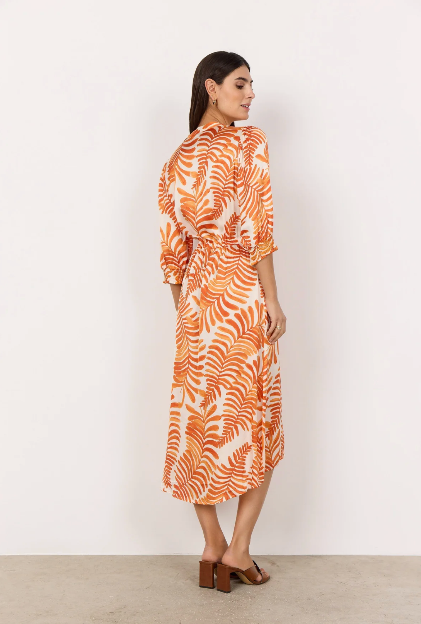 Soya Concept Rochel Print Dress , Orange