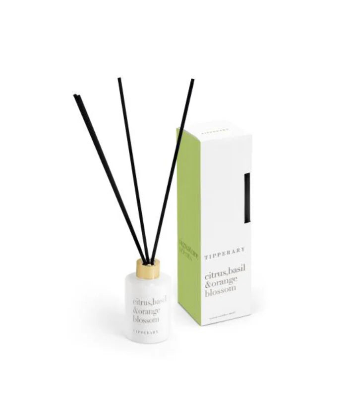 Tipperary Crystal Citrus, Basil & Orange Blossom Diffuser