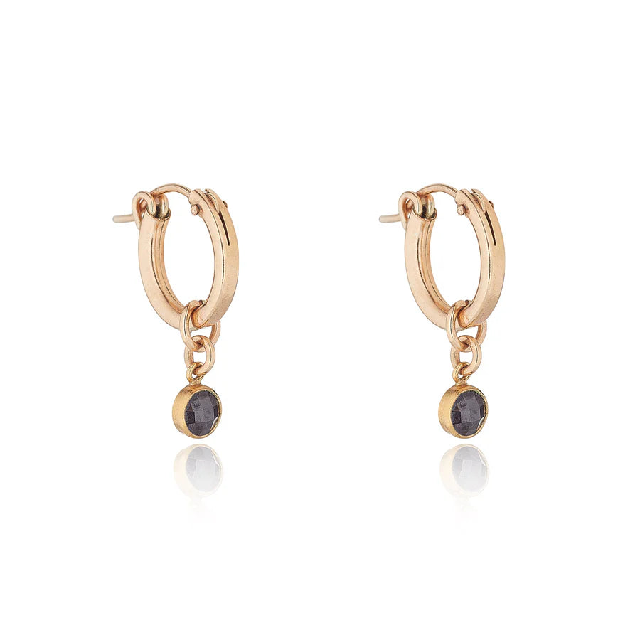 Scribble & Stone 14kt Goldfill Hieroglyph Huggie Hoops