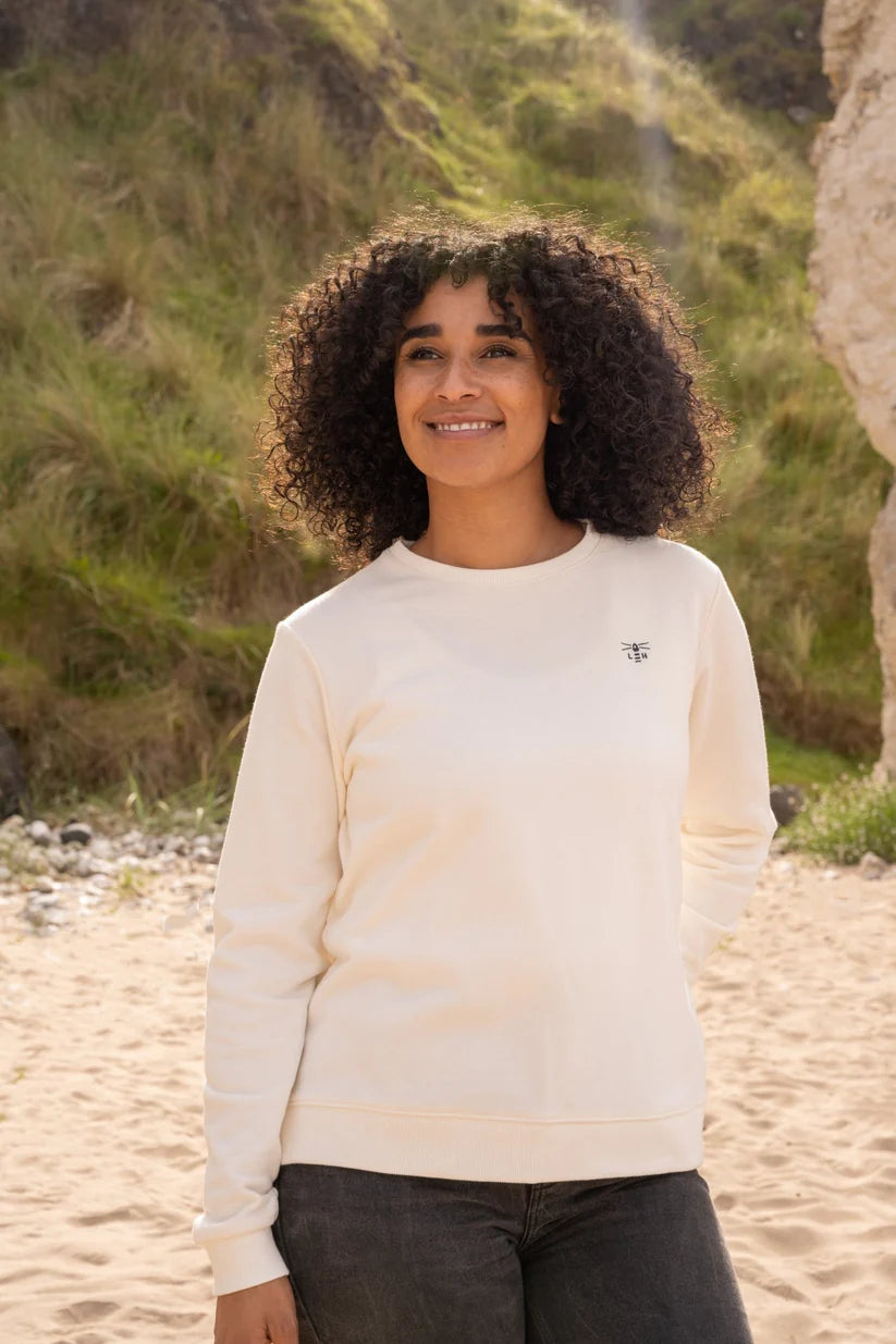 Lighthouse Seaside Jersey Top , Coconut