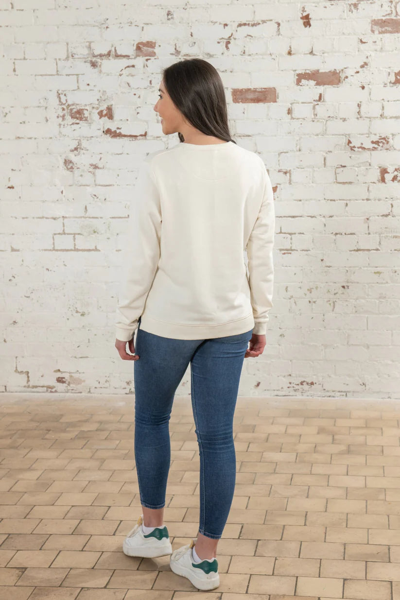Lighthouse Seaside Jersey Top , Coconut