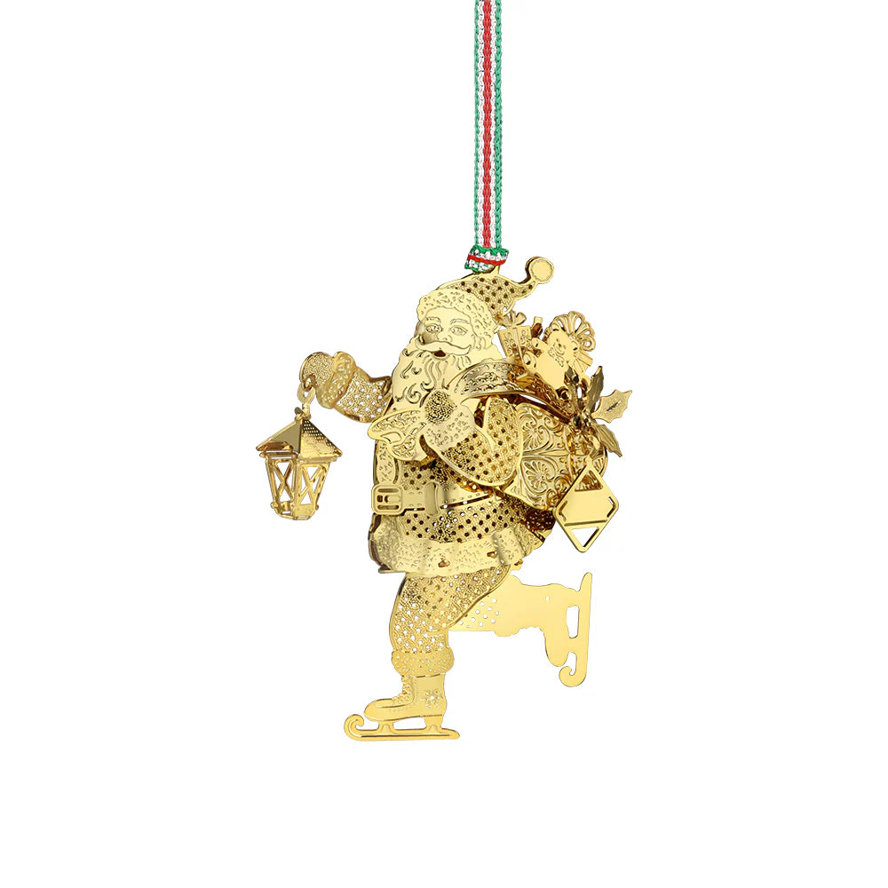 Newbridge Silverware Skating Santa Decoration