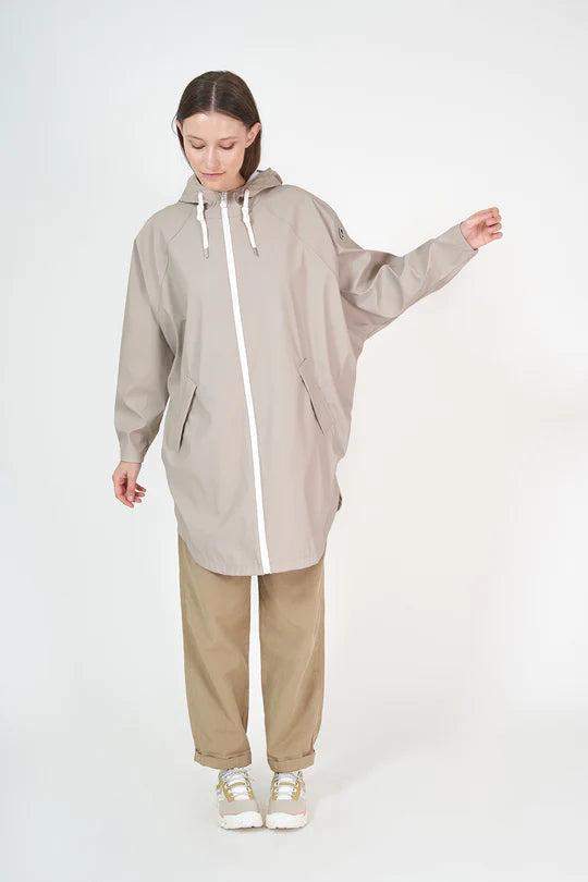 Tanta Sky Rain Jacket , Stone Grey