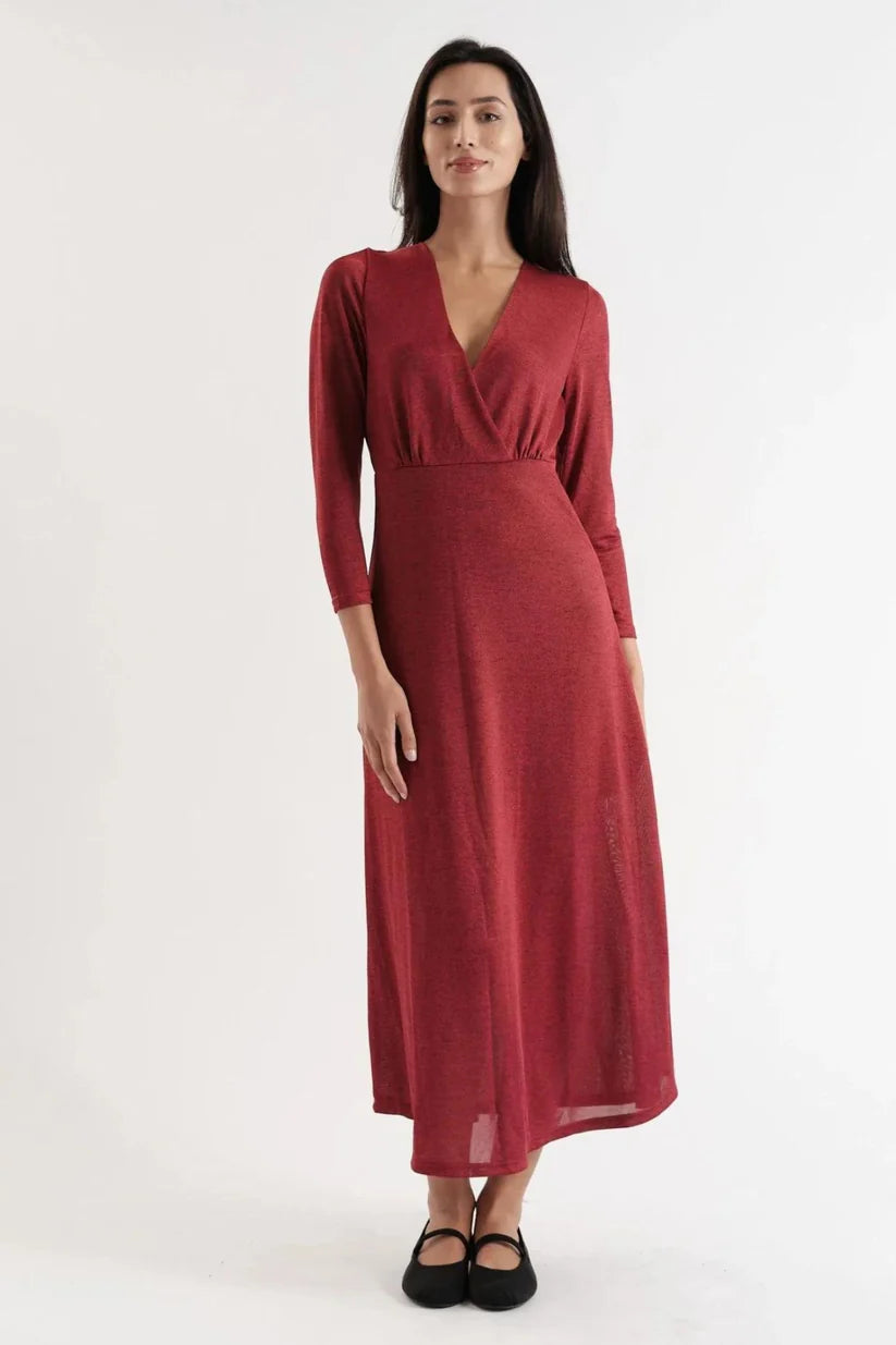 Louche Sona Marl Wrap Dress