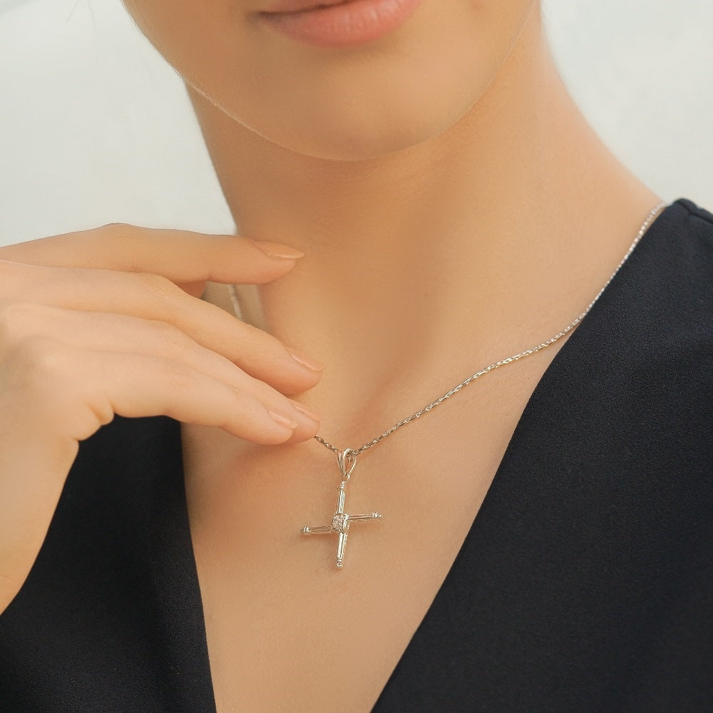 Newbridge Silverware | St Brigids Cross Pendant