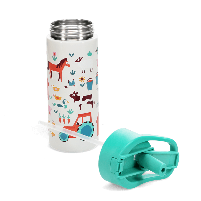 Rex London On The Farm Stainless Steel Bottle