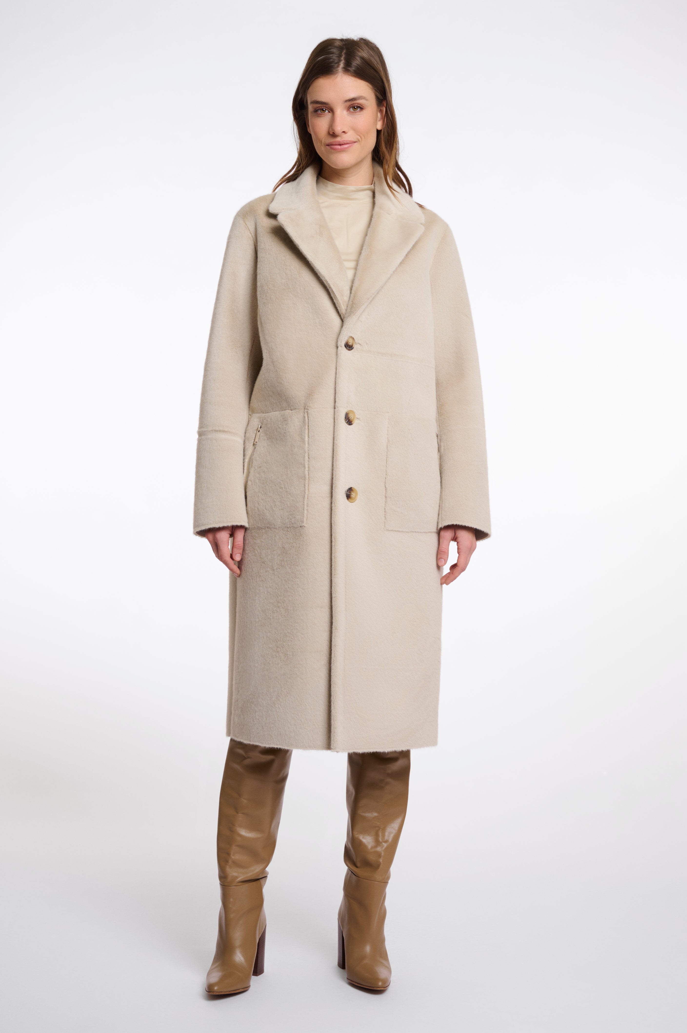 Rino & Pelle Tatiana Reversible Fur Coat