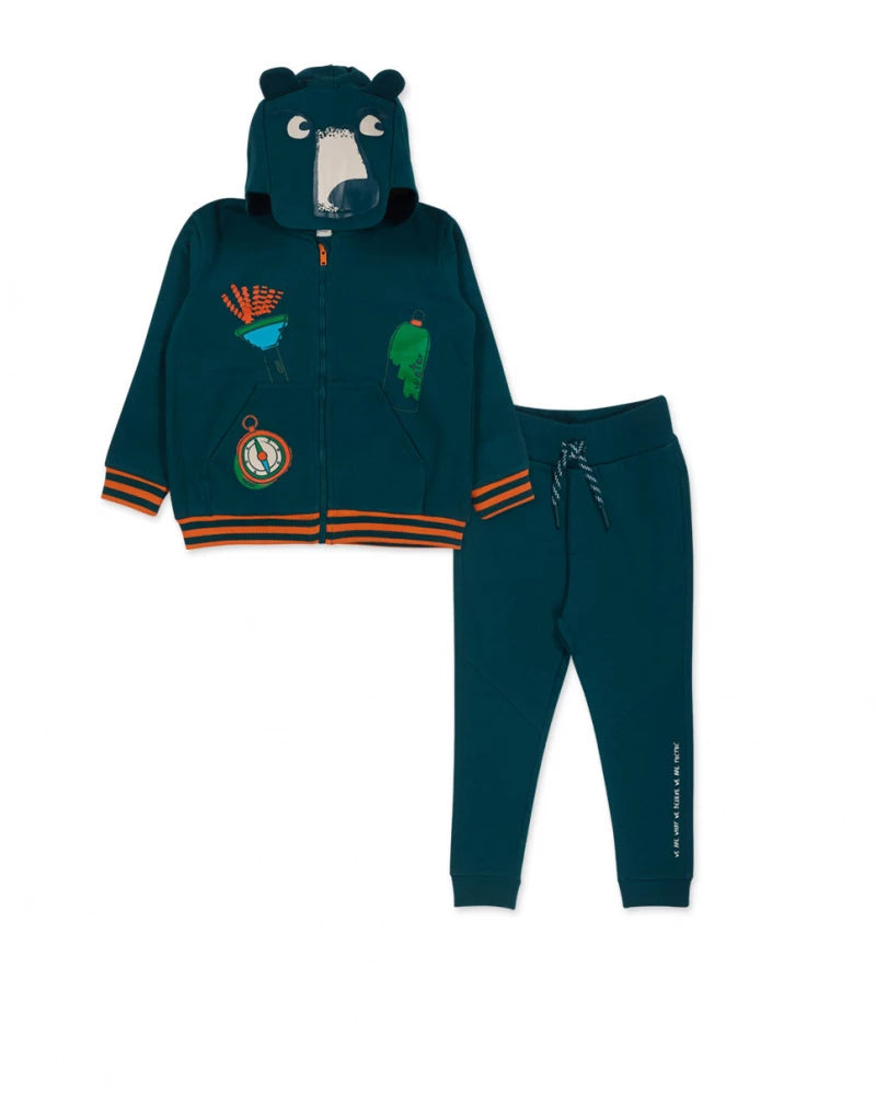 Tuc Tuc | Treck Print Tracksuit | Green