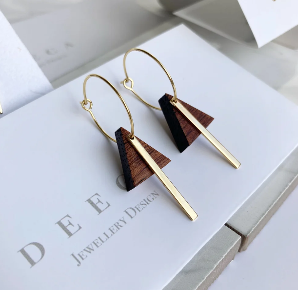 Deeca Triangle Hoops