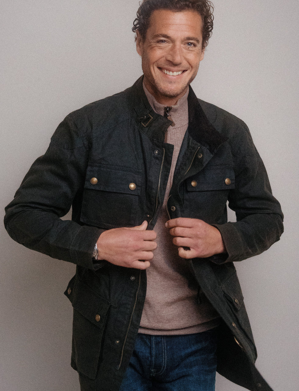 Vedoneire | Wax Jacket | Green