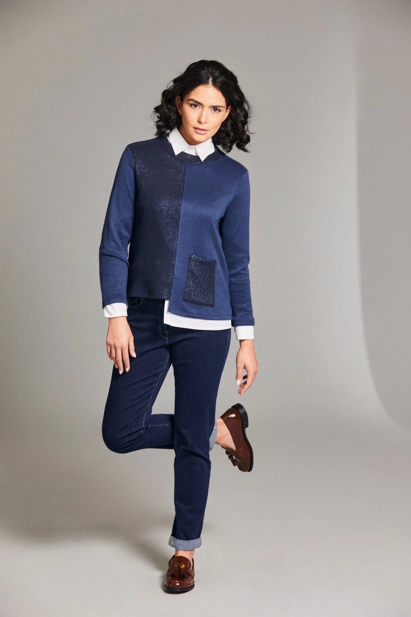 Peruzzi Glazed Print Knit