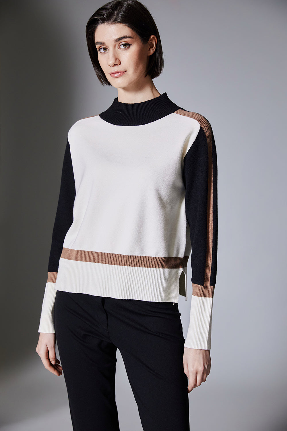 Peruzzi 3 Tone Knit Jumper