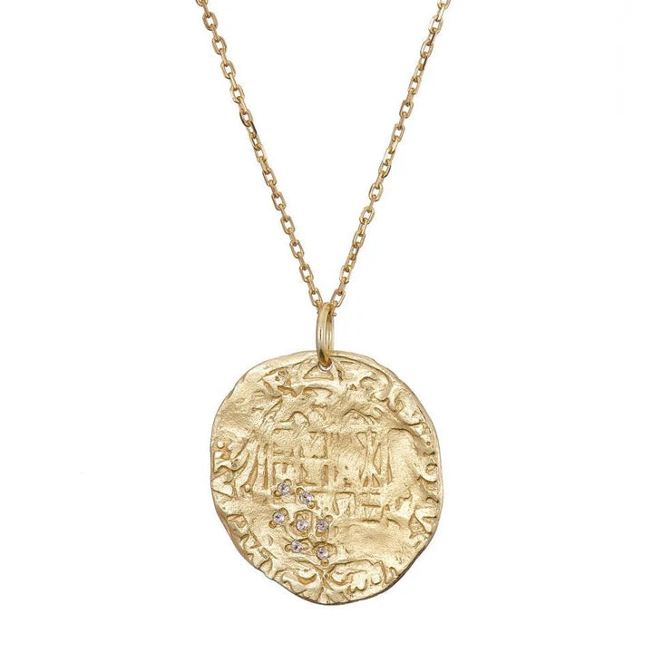 Mary-K Gold Coin Necklace