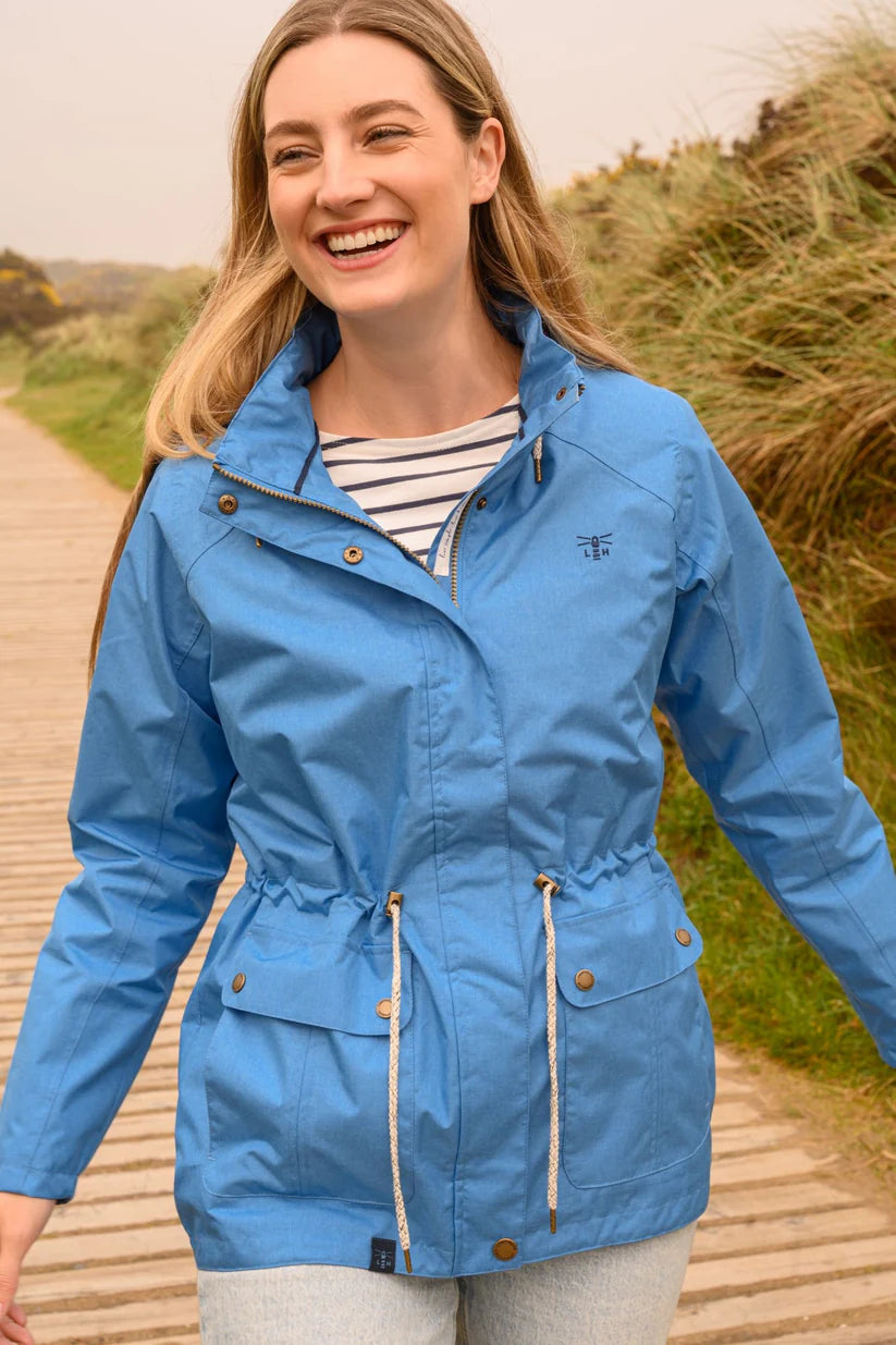 Lighthouse Shoreline Waterproof Coat , Azure Blue