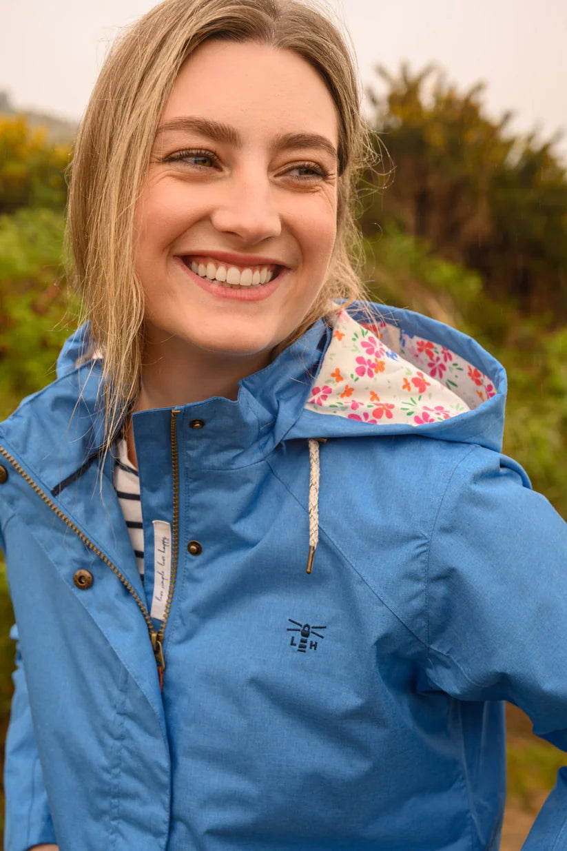 Lighthouse Shoreline Waterproof Coat , Azure Blue