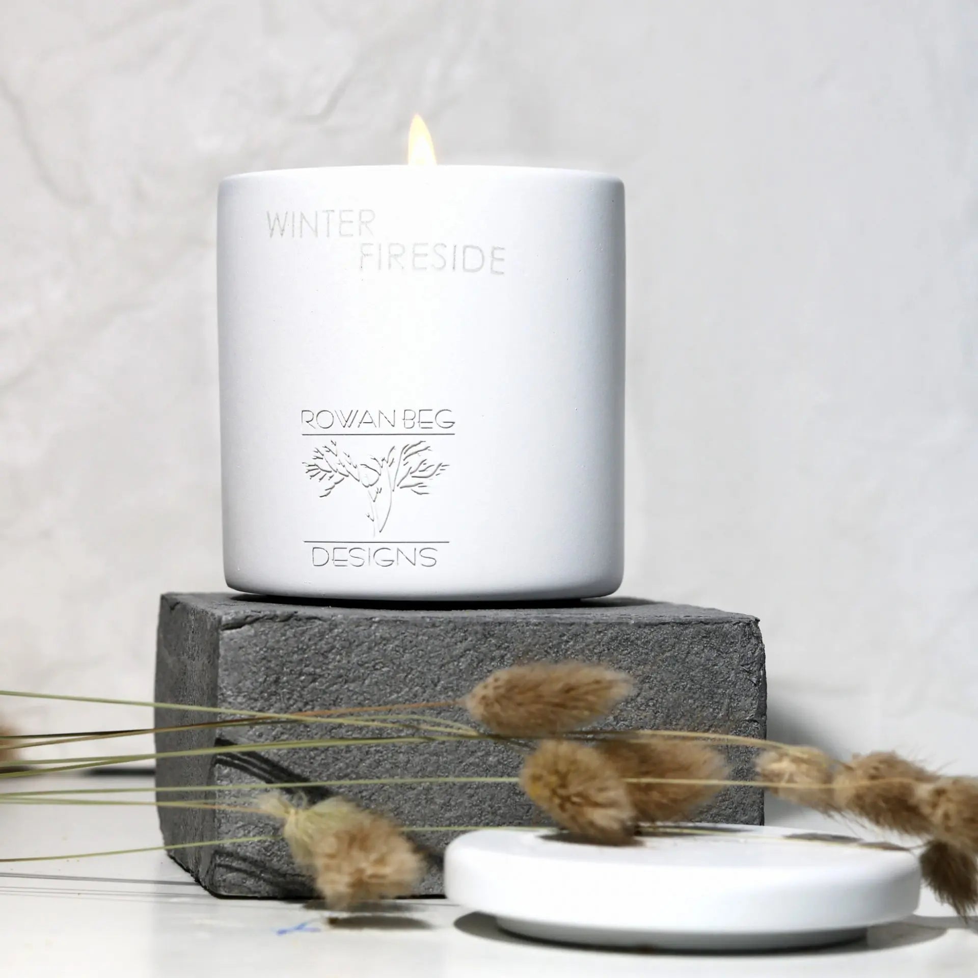 Rowan Beg Designs | Winter Fireside Candle | Small