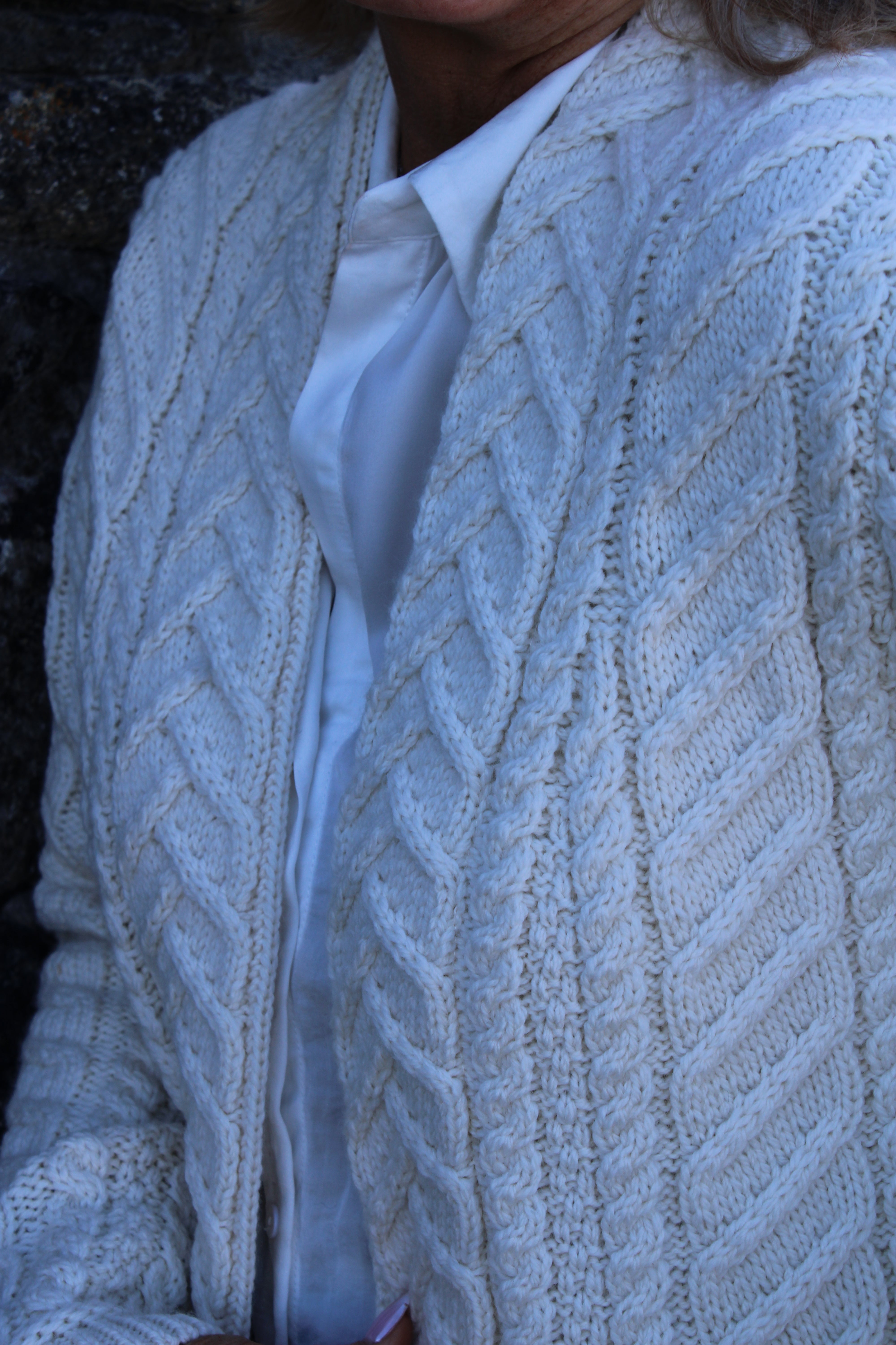 Supersoft Edge to Edge Cardigan , Natural