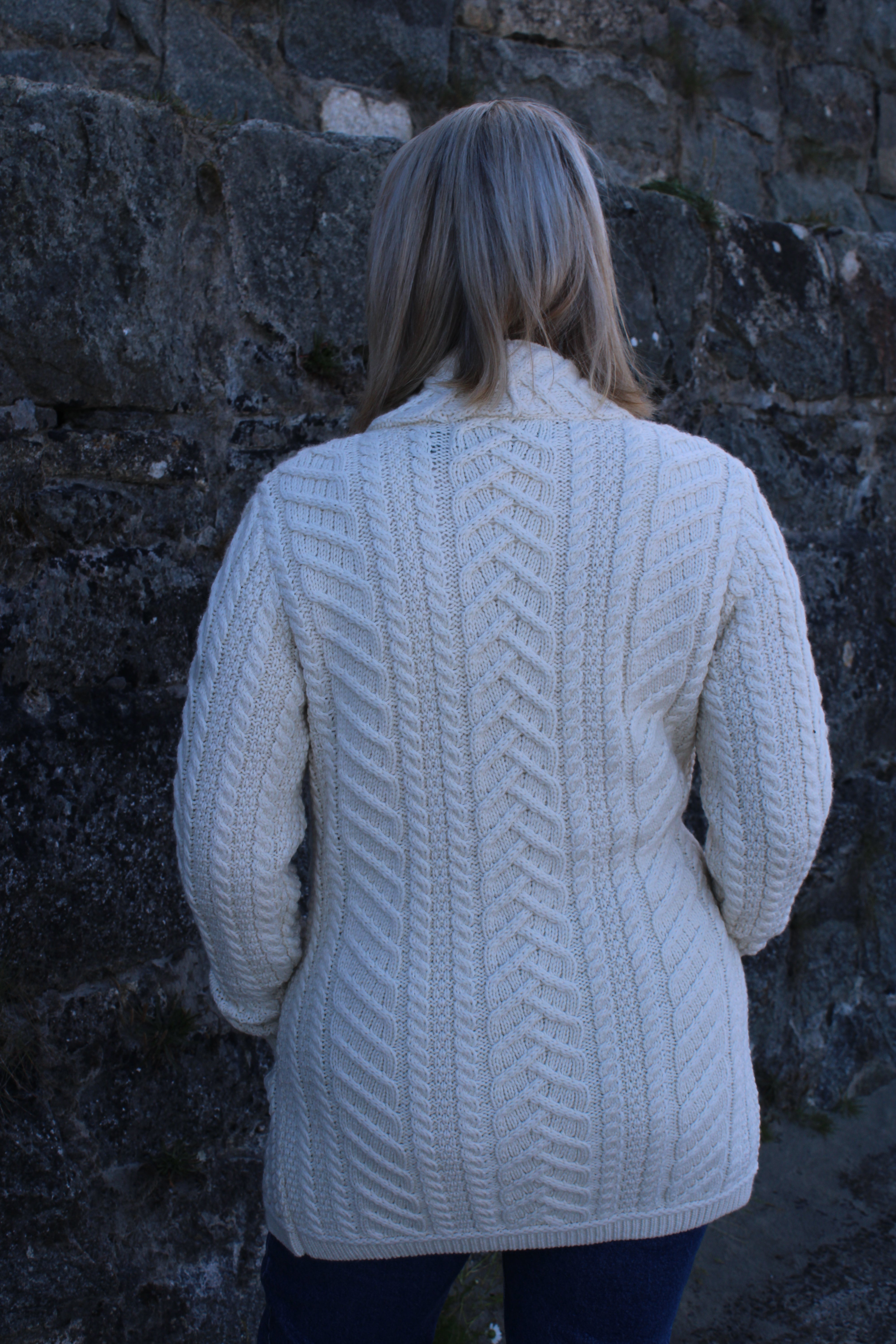Supersoft Edge to Edge Cardigan , Natural