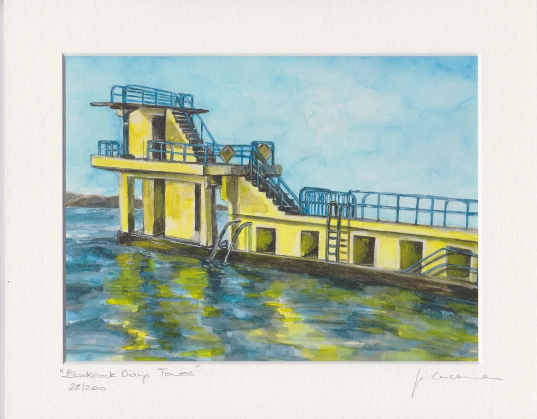 Fiona Concannon | Blackrock Diving Tower | Framed