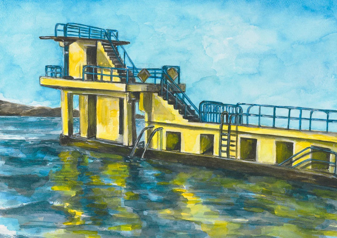 Fiona Concannon | Blackrock Diving Tower | Unframed