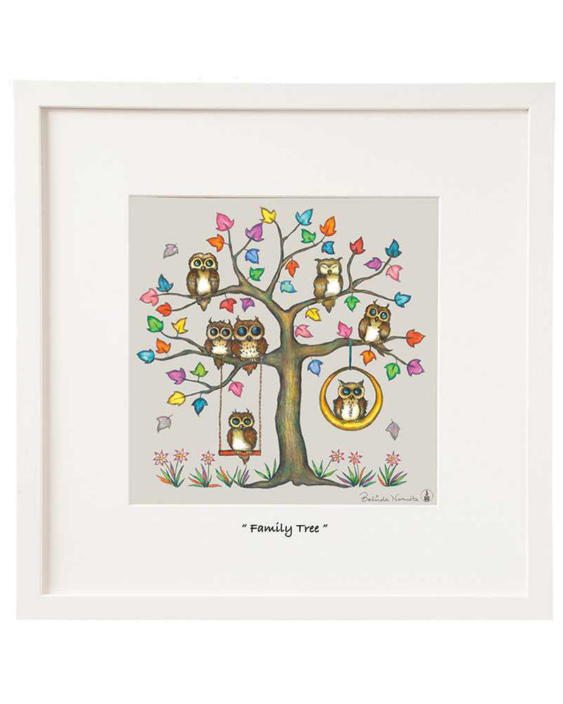 Belinda Northcote | Family Tree Framed Art 12x12