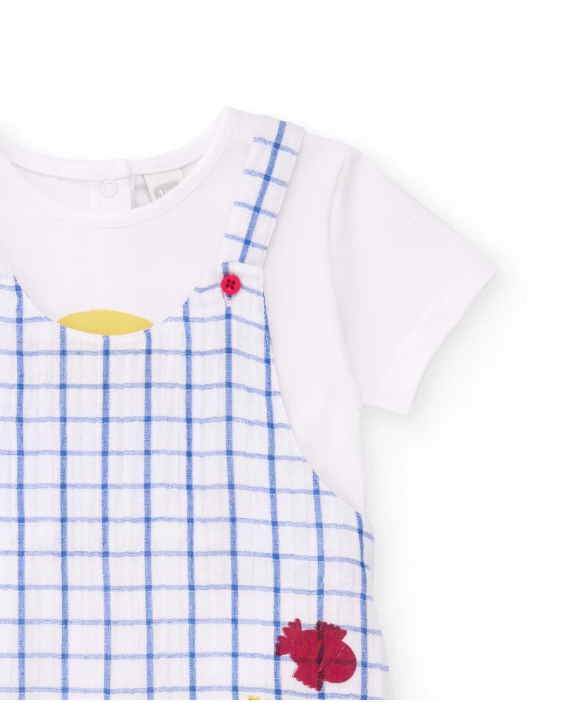 Tuc Tuc Overalls and T-Shirt Set