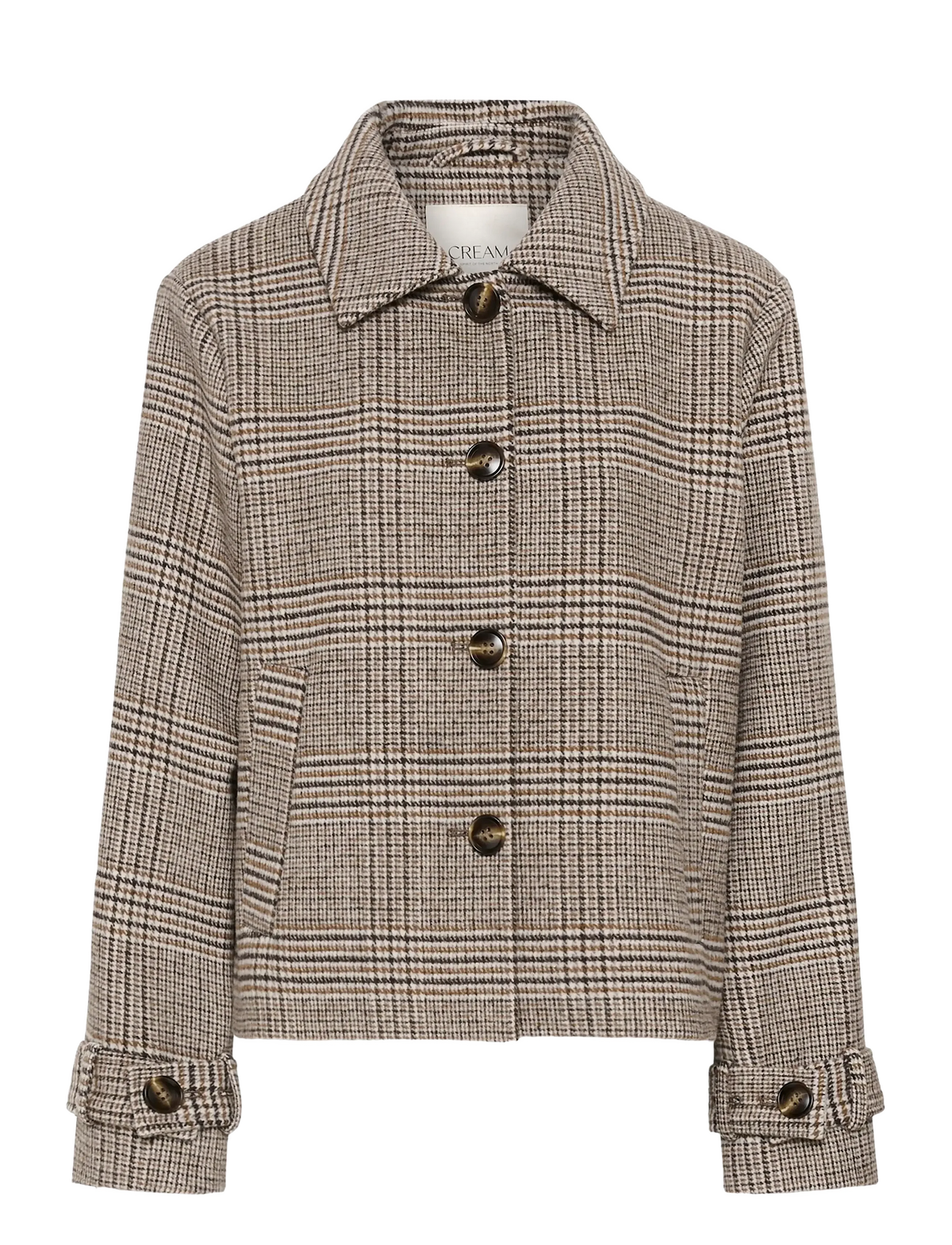 Cream Georg Short Coat