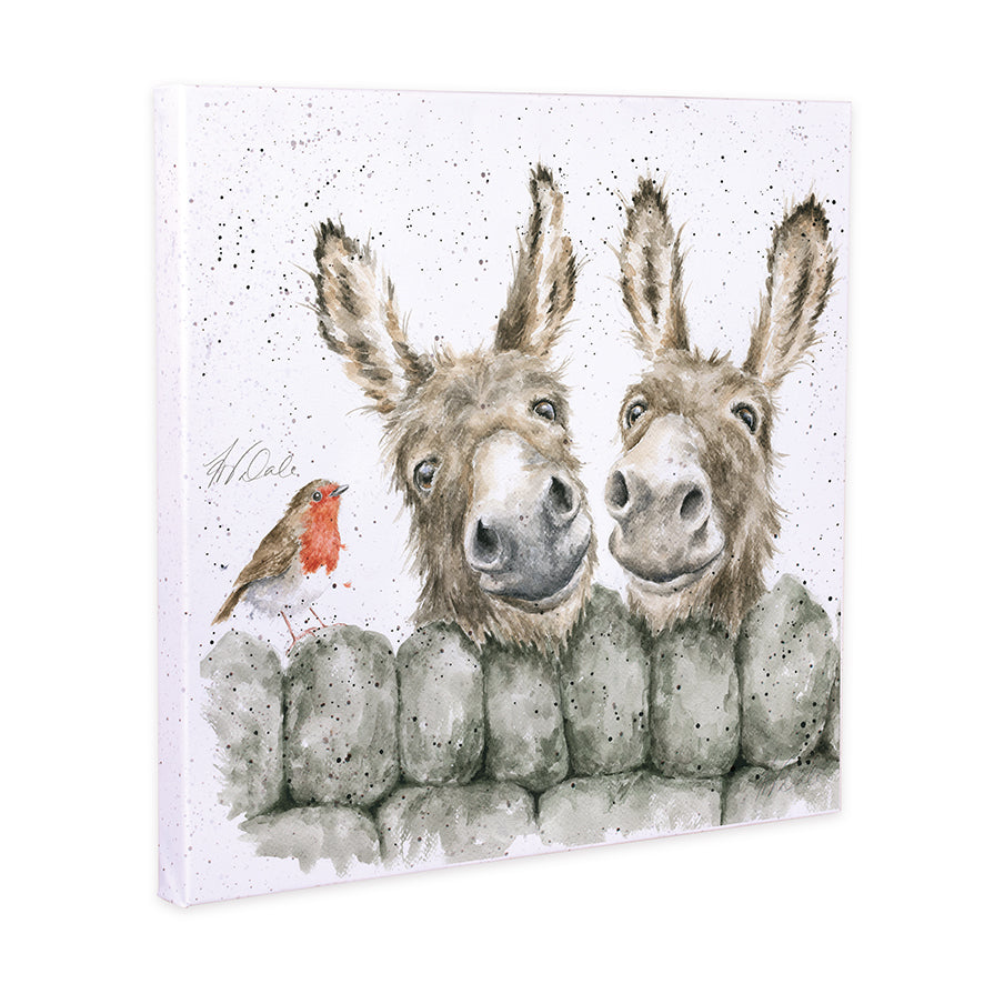 Wrendale | Hee Haw Canvas 20cm