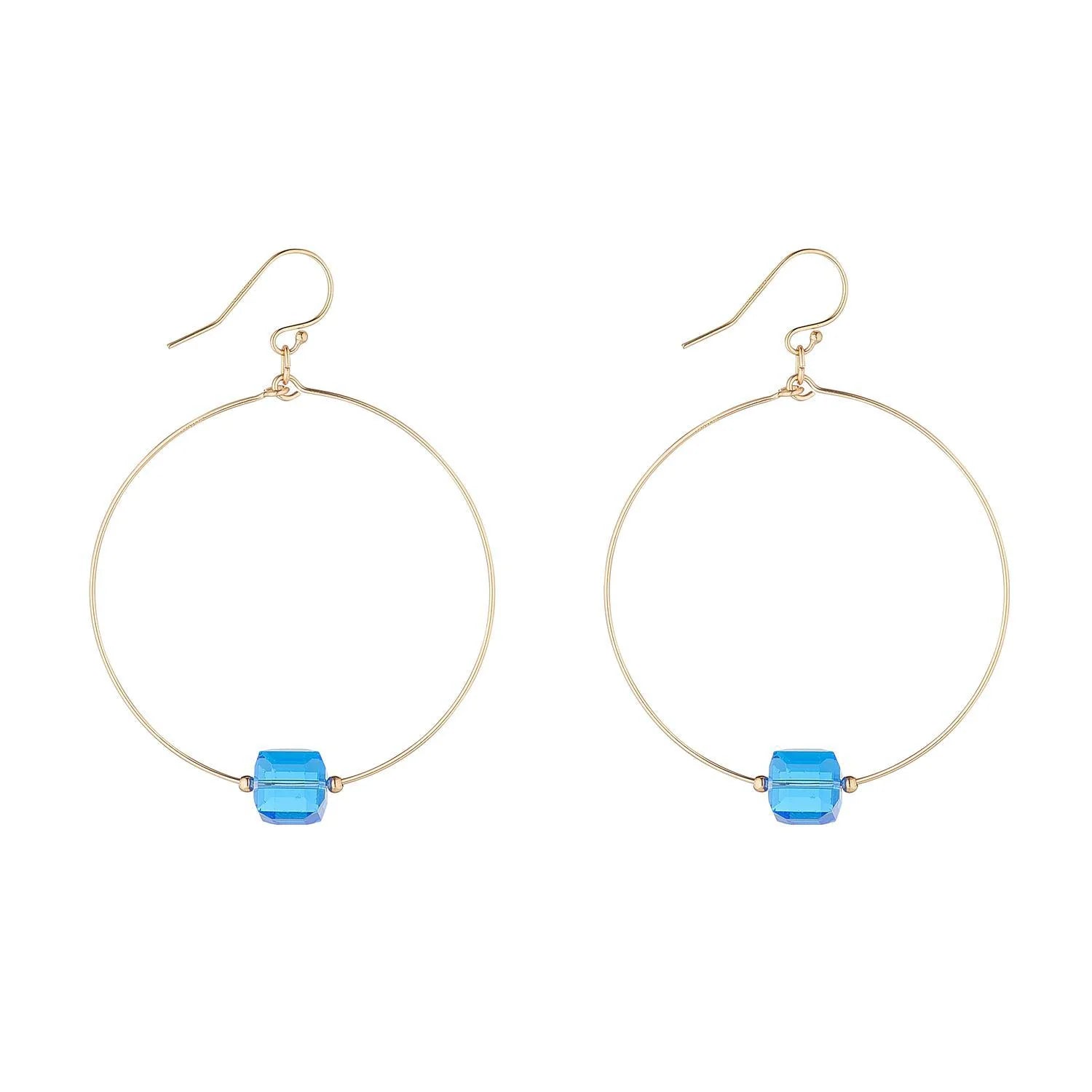 MoMuse Aqua Cube Hoops - Large