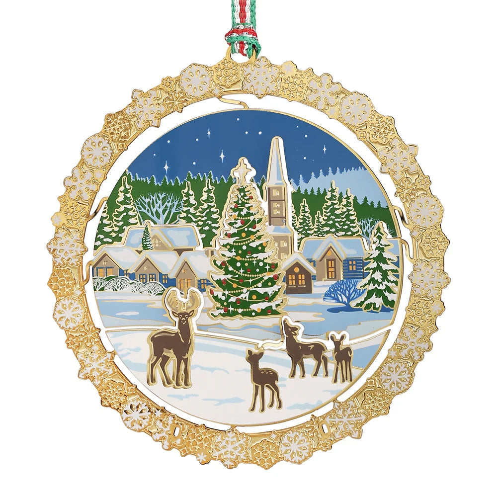 Newbridge Silverware Christmas Village Deer Decoration