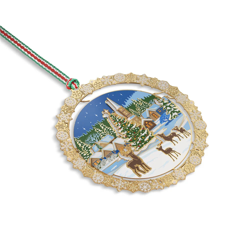 Newbridge Silverware Christmas Village Deer Decoration