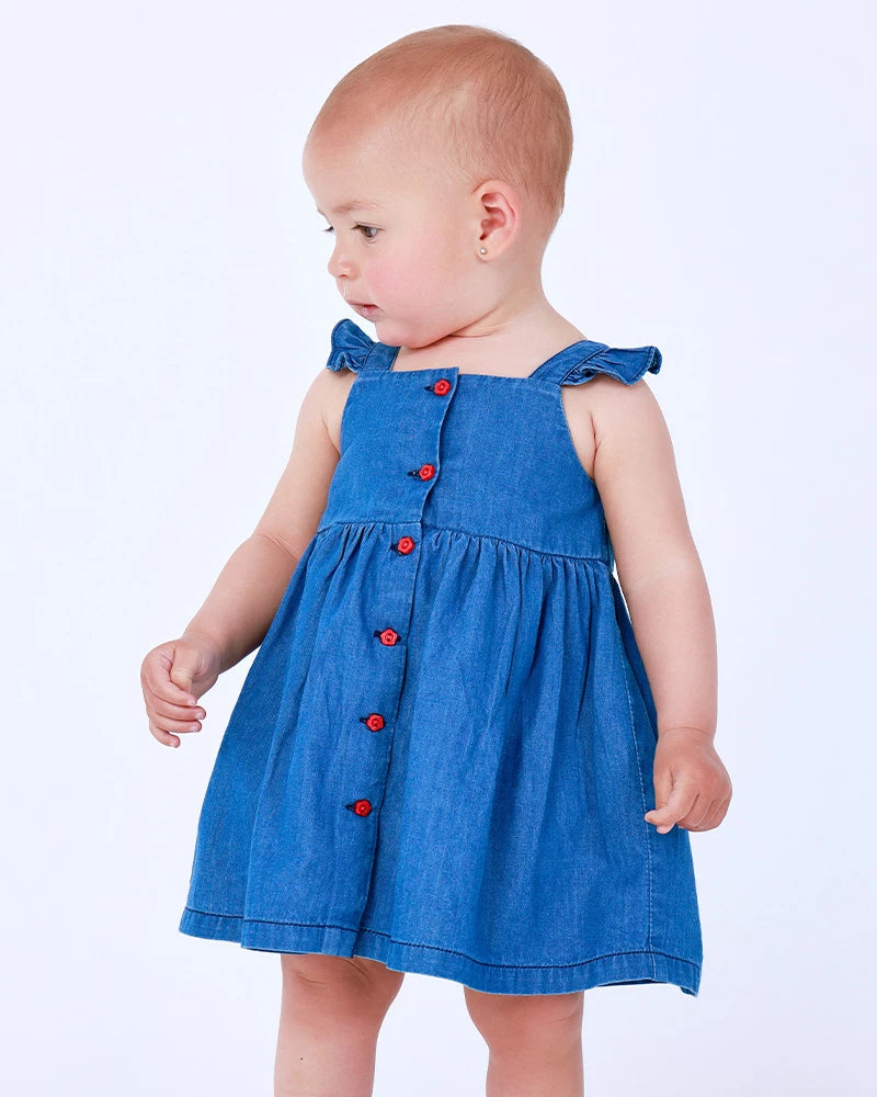 Tuc Tuc Denim Dress