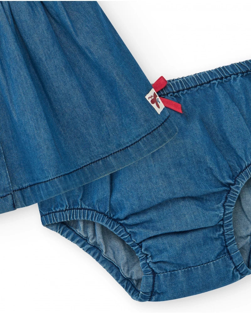 Tuc Tuc Denim Dress