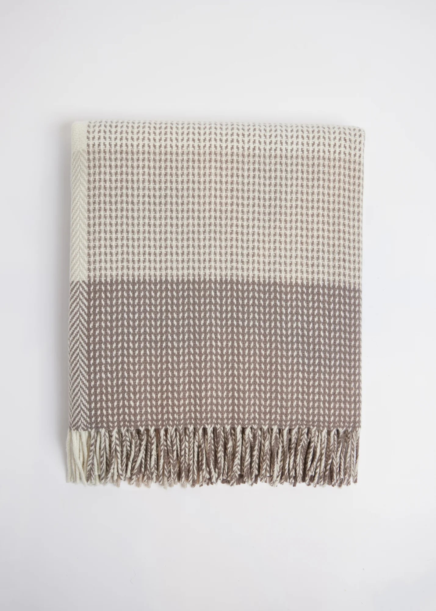 Foxford Dun Briste Herringbone Throw