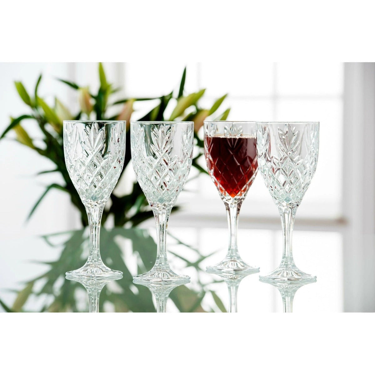 Galway Crystal Renmore Goblets Set of 4
