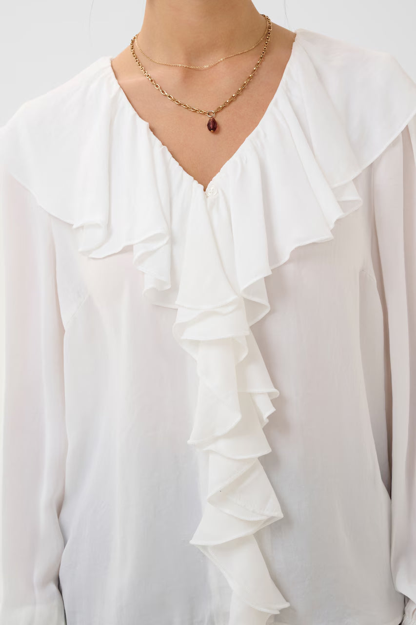 Cream Beliv Blouse