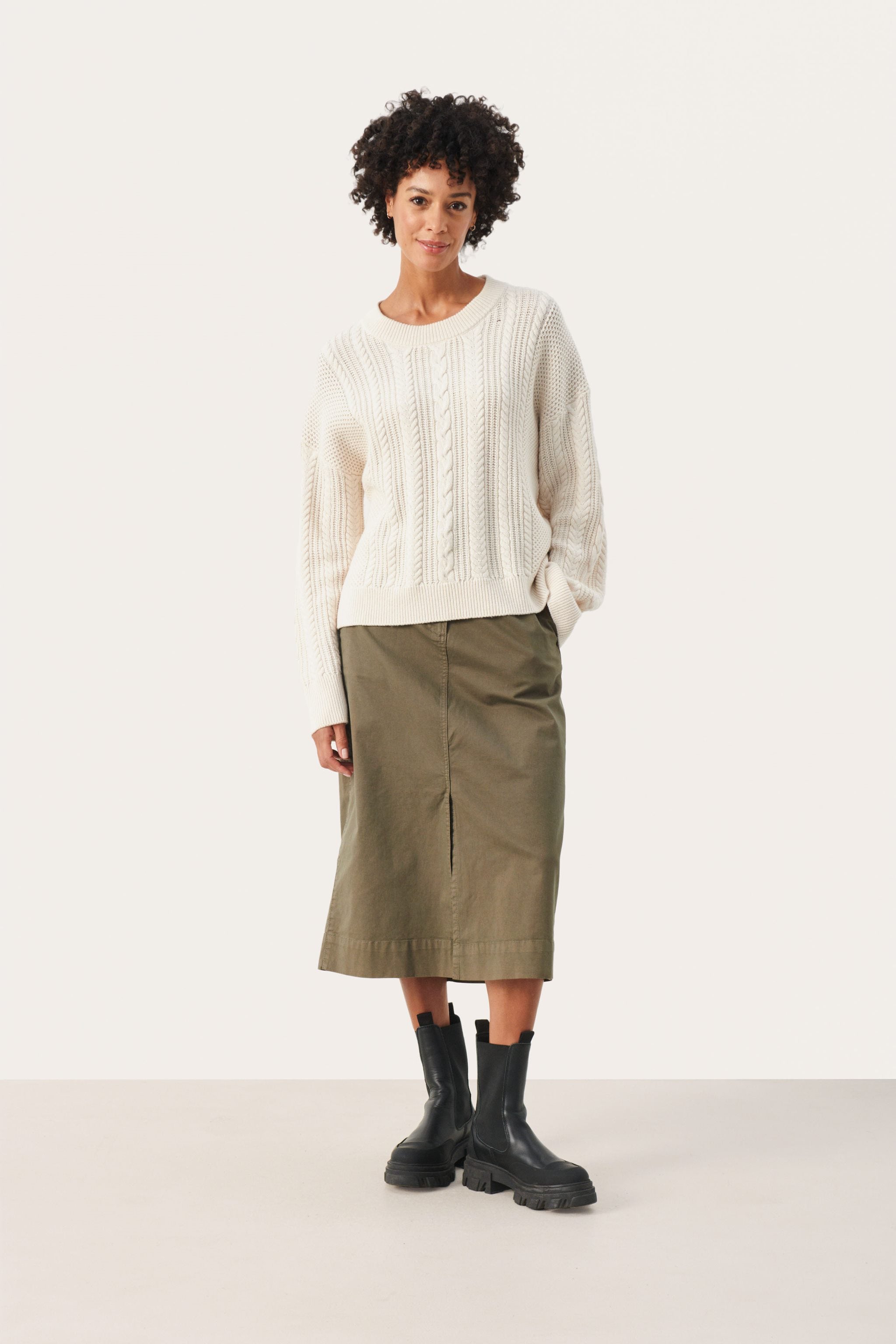 Part Two Florcita Jumper , Whitecap Gray