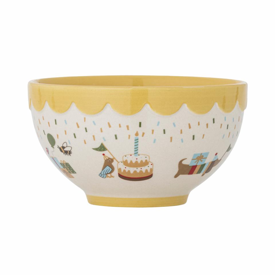 Bloomingville Celebrate Bowl Yellow