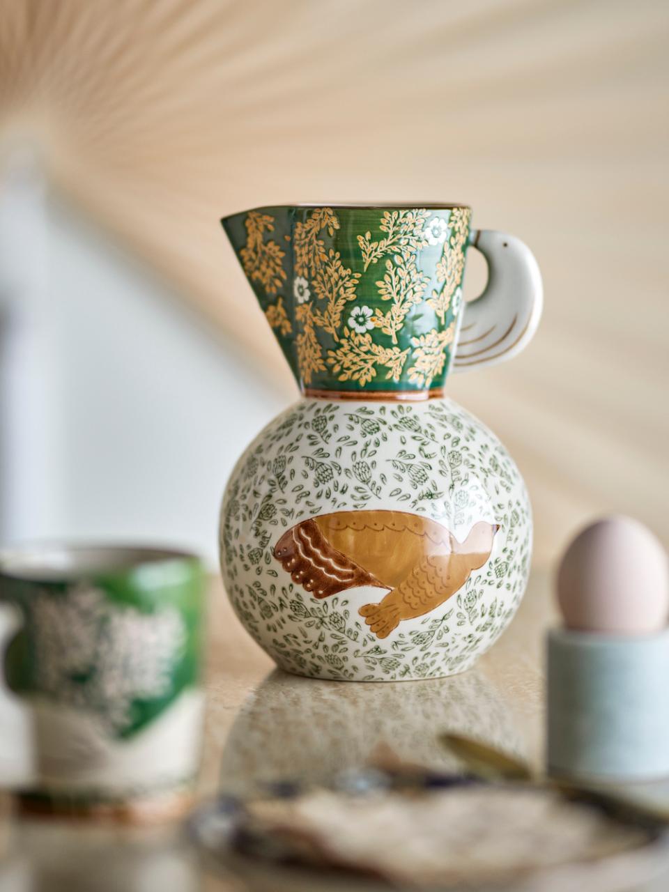 Bloomingville Hezha Jug Green