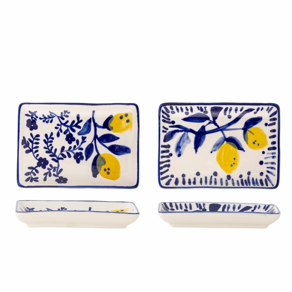 Bloomingville Maxima Plate Rectangular Blue , Single