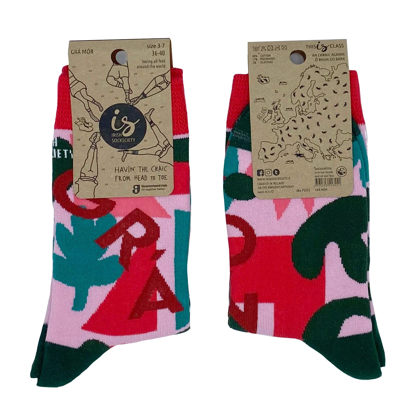 Irish Sockciety Grá Mór Socks